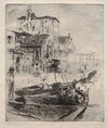Venetian Canal and Boats, No. 8 (1800s)
