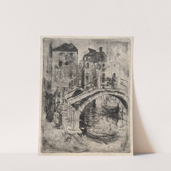 Venetian Canal and Bridges (1886) by Robert Frederick Blum