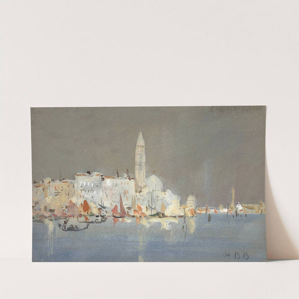 Venetian Capriccio with a Campanile by Hercules Brabazon Brabazon