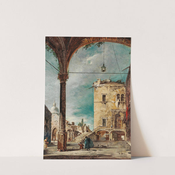Venetian Capriccio by Workshop of Francesco Guardi