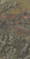 Venetian Ships Attacking Constantinople