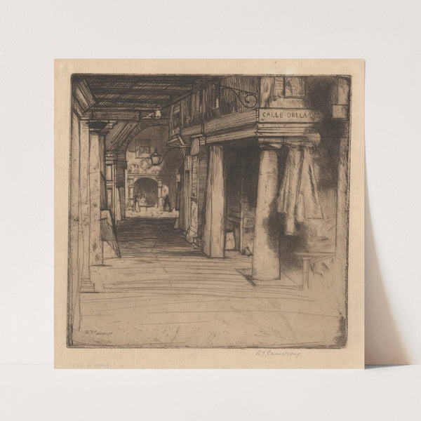 Venetian Street (1900) by David Young Cameron
