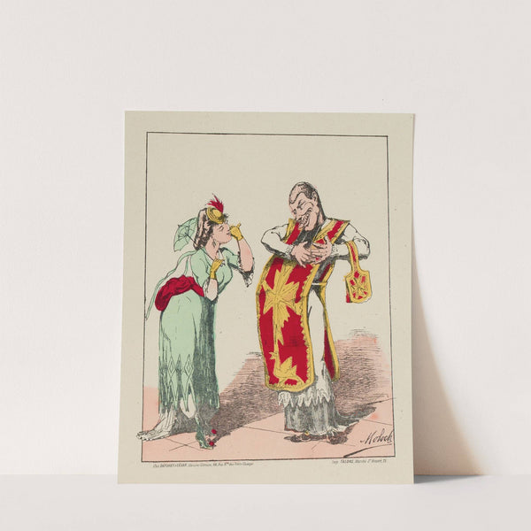 Venez à moi, chère enfant et les portes du ciel vous seront ouvertes (1871) by Moloch (Alphonse Hector Colomb)