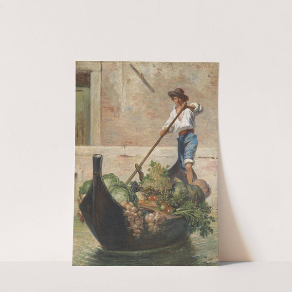 Venezianischer Gemüsehändler by Fanny Carlini