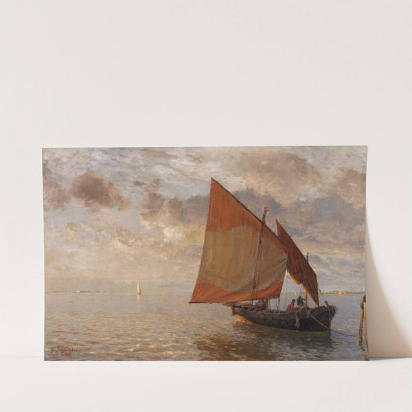 Venezianisches Fischerboot by Gustav Schönleber