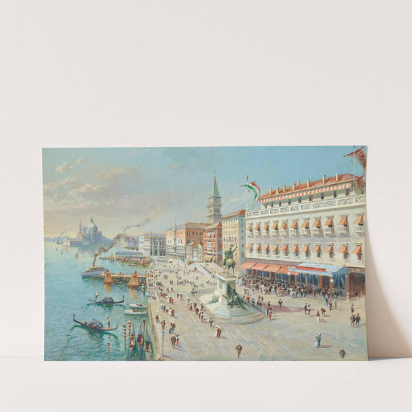 Venice, a Bird’s Eye View with Santa Maria della Salute in the Distance by Antonietta Brandeis