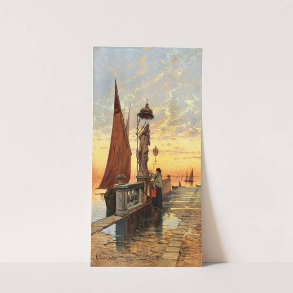 Venice, a Prayer in Chioggia by Hermann David Salomon Corrodi