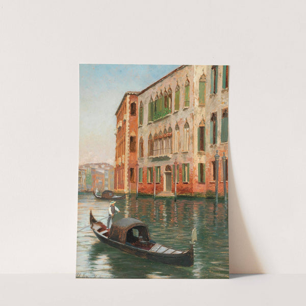 Venice, A Scene on a Canal (1912) by Claus Adolf Heinrich-Hansen