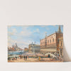 Venice, a view of Palazzo Ducale, and Santa Maria della Salute by Giovanni Grubacs