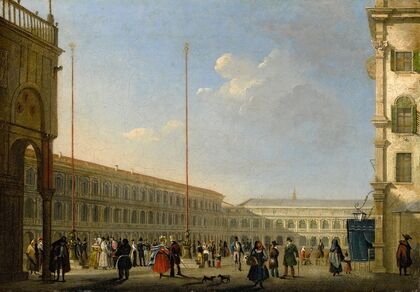 Venice, A View Of Piazza San Marco From Piazzetta Dei Leoncini