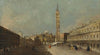 Venice, A View Of Piazza San Marco Looking East Towards The Basilica