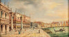 Venice, a view of Riva degli Schiavoni with Palazzo Ducale