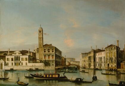 Venice, A View Of San Geremia And The Entrance To The Cannaregio