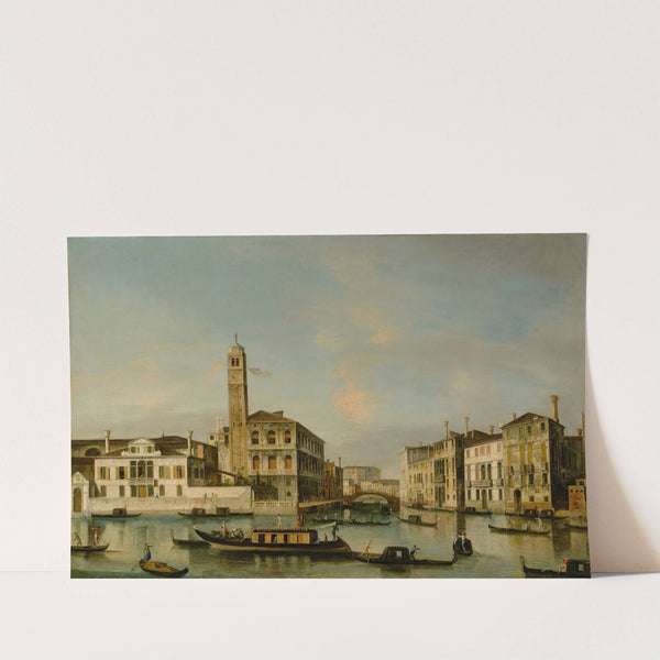 Venice, A View Of San Geremia And The Entrance To The Cannaregio by Apollonio Facchinetti