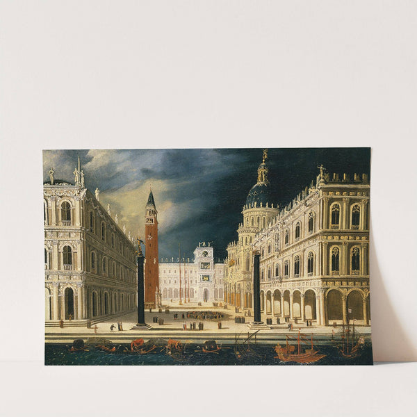Venice, A View Of San Marco From The Bacino by François de Nomé