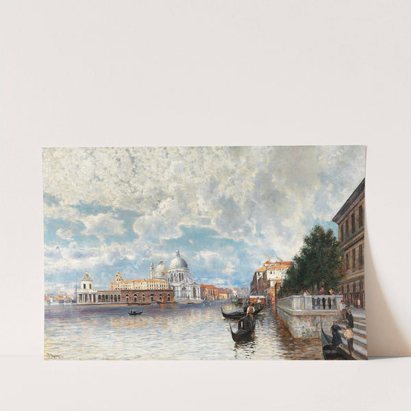Venice, a view of Santa Maria della Salute by Friedrich Naht