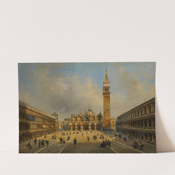 Venice, a view of St. Mark's Square by Luigi Querena