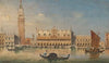 Venice, a View of the Campanile, St Mark’s Columns and the Palazzo Ducale