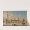 Venice, a View of the Campanile, St Mark’s Columns and the Palazzo Ducale by Marco Grubas