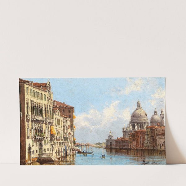 Venice, a View of the Grand Canal from Santa Maria della Salute by Antonietta Brandeis