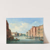 Venice, a view of the Grand Canal with Palazzo Cavalli-Franchetti and Palazzo Barbaro by Carlo Grubacs