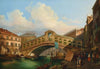 Venice, a View of the Grand Canal with Rialto Bridge