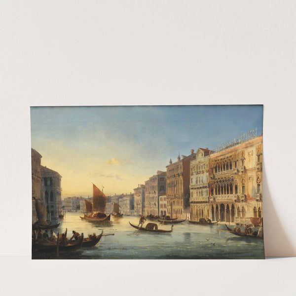 Venice, a View of the Grand Canal with the Ca‘ d‘Oro by Carlo Grubas