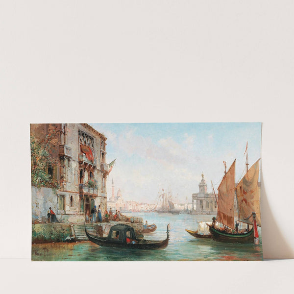 Venice, a View of the Liberia from the Grand Canal by Pierre Tetar van Elven