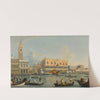 Venice, a view of the Molo from the Bacino di San Marco, with the Zecca and the Palazzo Ducale by Manner of Canaletto