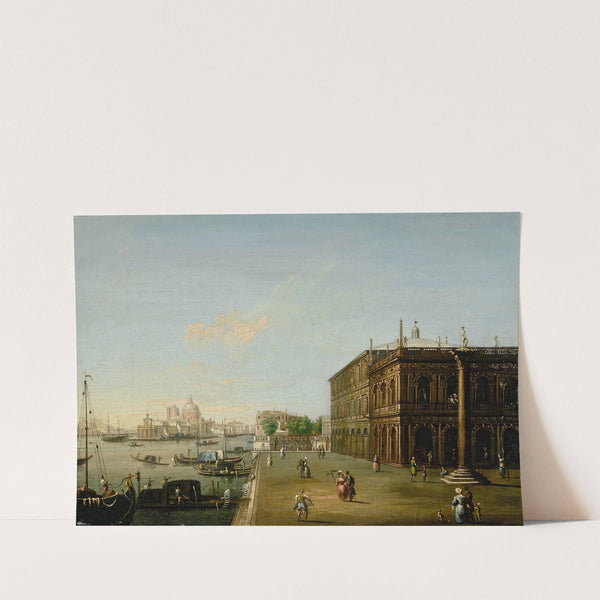 Venice, a view of the Molo with the Libreria by Giuseppe Borsato
