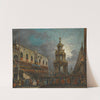 Venice, A View Of The Piazzetta At Carnival by Francesco Zanin