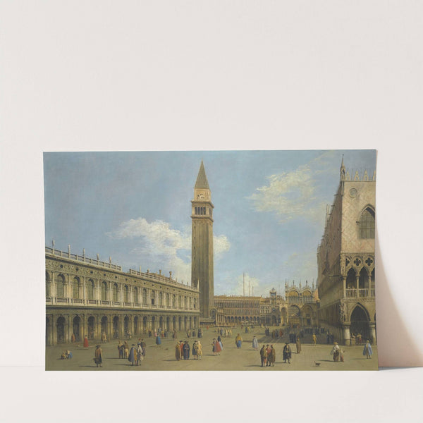 Venice, A View Of The Piazzetta Looking North by Canaletto