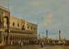 Venice, A View Of The Piazzetta Looking South With The Palazzo Ducale