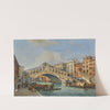 Venice, A View Of The Rialto Bridge From The South by Carlo Grubacs