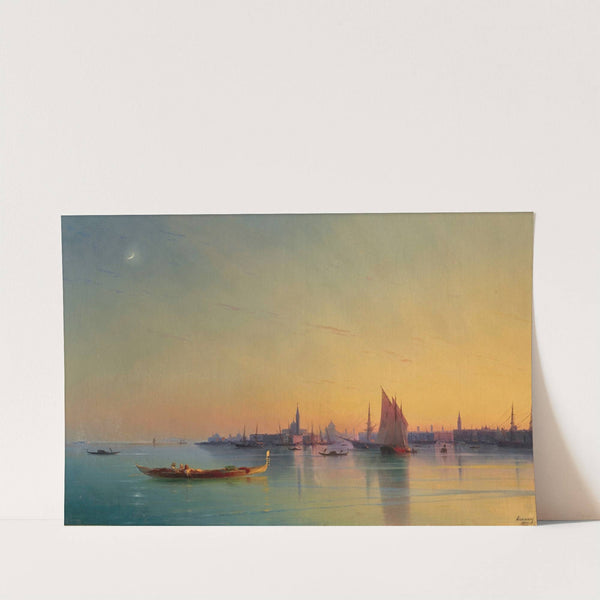 Venice at sunset by Ivan Konstantinovich Aivazovsky