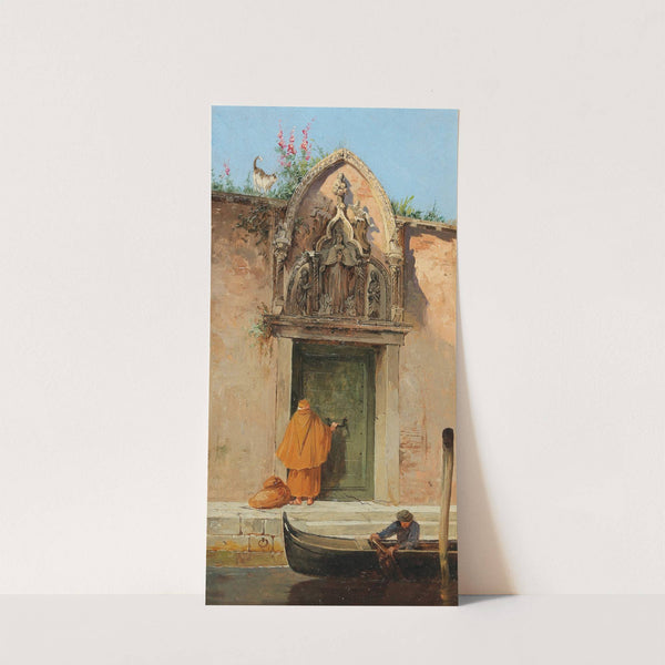 Venice, at the gate of the Arco dell’Abbazia della Misericordia by Antonietta Brandeis