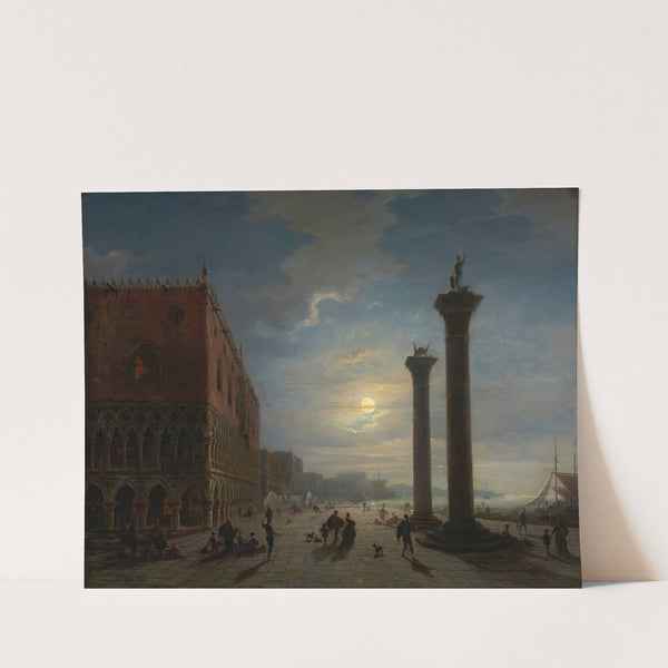 Venice By Moonlight by Louis Mecklenburg