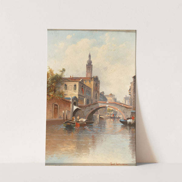 Venice, Canal Reggio by Karl Kaufmann