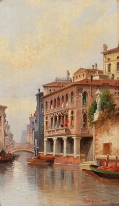 Venice, Canal Scene