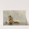 Venice, fisherboat in the lagoon by Ludwig Dill