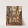 Venice, interior of the Church of San Zaccaria by Giuseppe Borsato