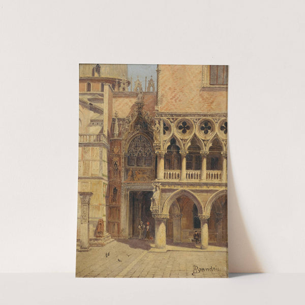 Venice, Porta della Carta, Palazzo Ducale by Antonietta Brandeis
