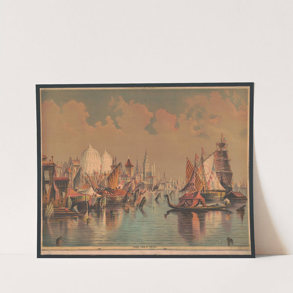 Venice pride of the sea (1877) by Gibson & Co. Lith