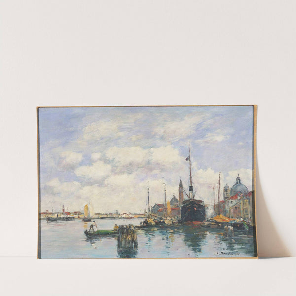 Venice–Seascape at the Giudecca (1895) by Eugène Boudin