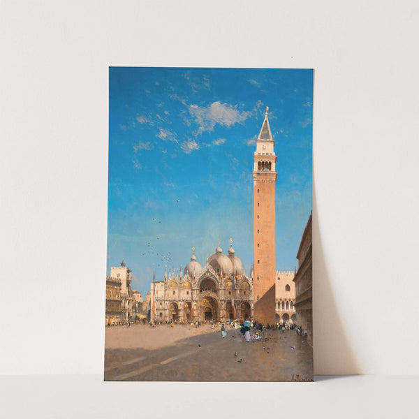 Venice, St Mark’s Square by Amédée Rosier