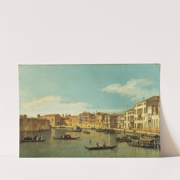 Venice, the Canale di Santa Chiara by Canaletto