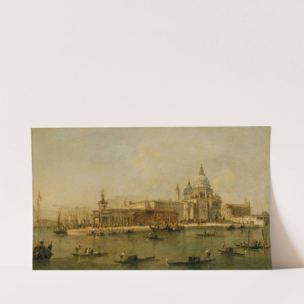 Venice; The Dogana and Santa Maria della Salute by Workshop of Francesco Guardi