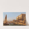 Venice, The Doge’s Palace And The Molo by Ippolito Caffi