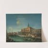 Venice, the Doge’s Palace with the Campanile, the Libreria and Santa Maria della Salute beyond by Michele Marieschi