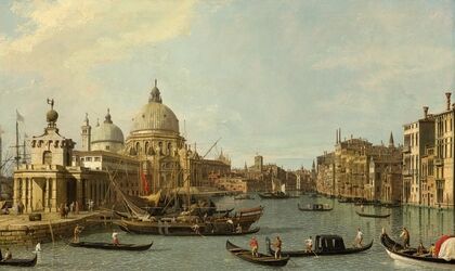Venice; The Mouth of the Grand Canal from the East